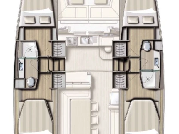 Huur Catamaran met of zonder schipper Bali in Lefkáda