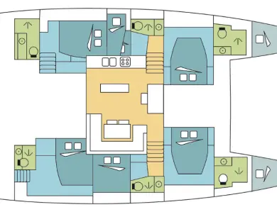 Jachthuur in Lefkáda - Lagoon Lagoon 52 F via SamBoat