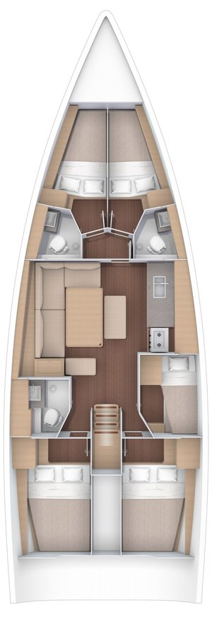 Bootverhuur Trogir goedkoop Dufour 470