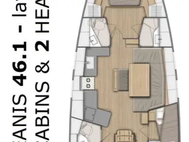 Bootverhuur Bénéteau Oceanis 46.1 in Split via SamBoat