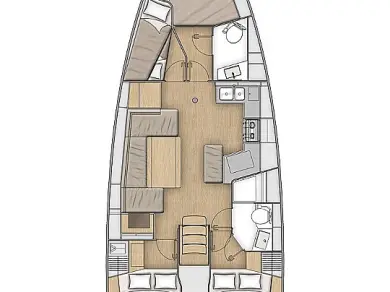 Bootverhuur Lefkáda goedkoop Oceanis 40.1