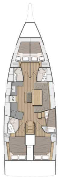 Huur een Bénéteau Oceanis 46.1 in Split