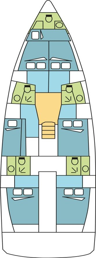 Verhuur Zeilboot in Seget Donji - Jeanneau Sun Loft 47