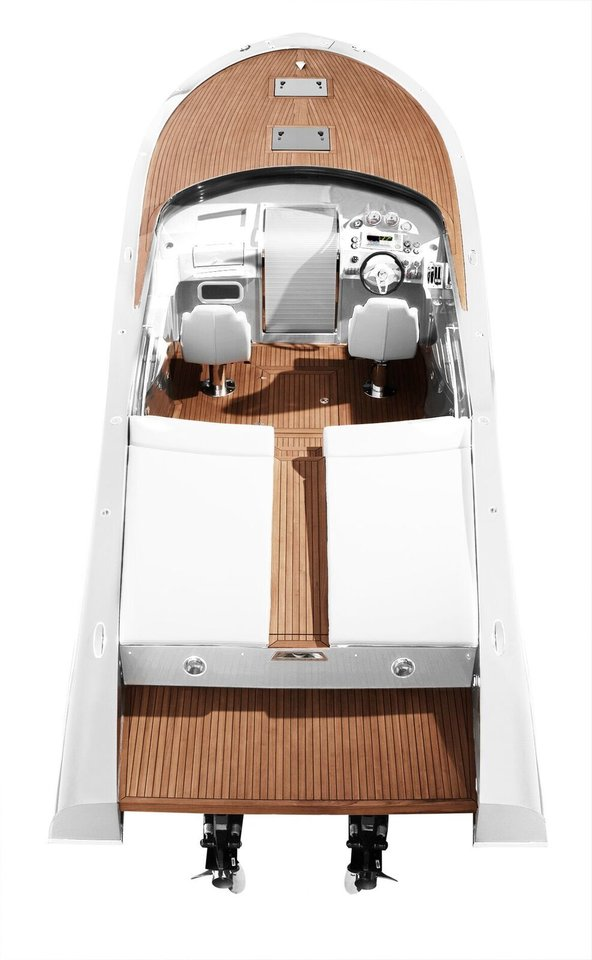 Verhuur Motorboot Frauscher met vaarbewijs