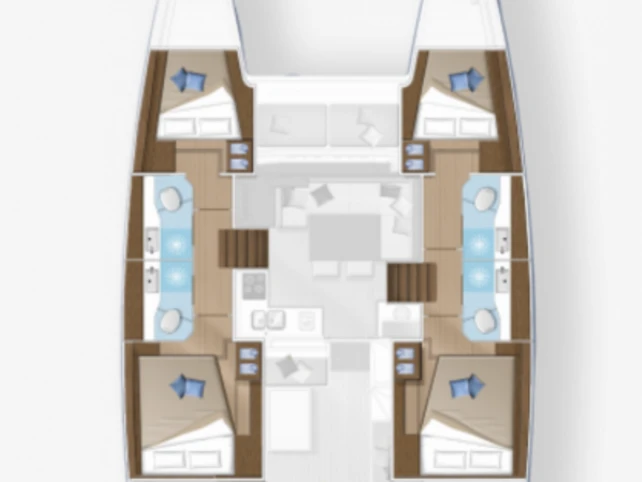 Verhuur Catamaran in Road Town - Lagoon Lagoon 40