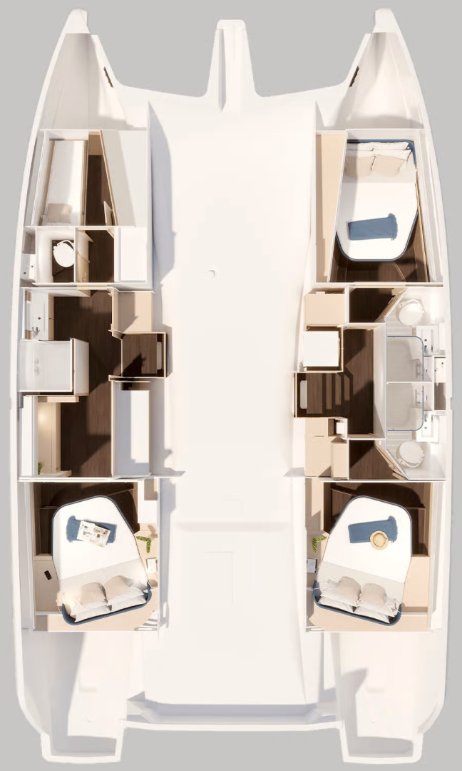 Bootverhuur Frenchtown goedkoop Fountaine Pajot FP 44 Maestro - 3 cab.