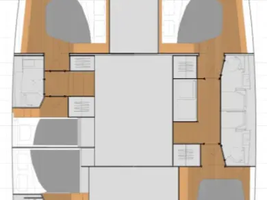 Verhuur Catamaran Fountaine Pajot met vaarbewijs