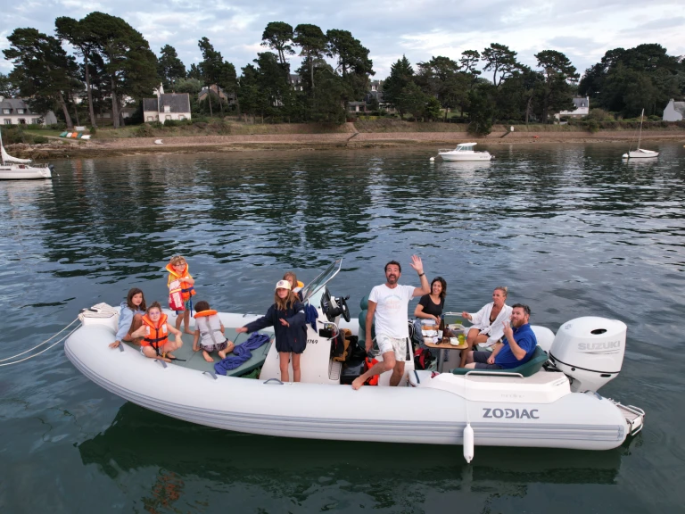 Verhuur RIB Zodiac met vaarbewijs