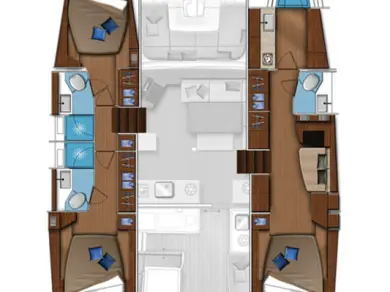 Verhuur Catamaran in Marsh Harbour - Lagoon Lagoon 46