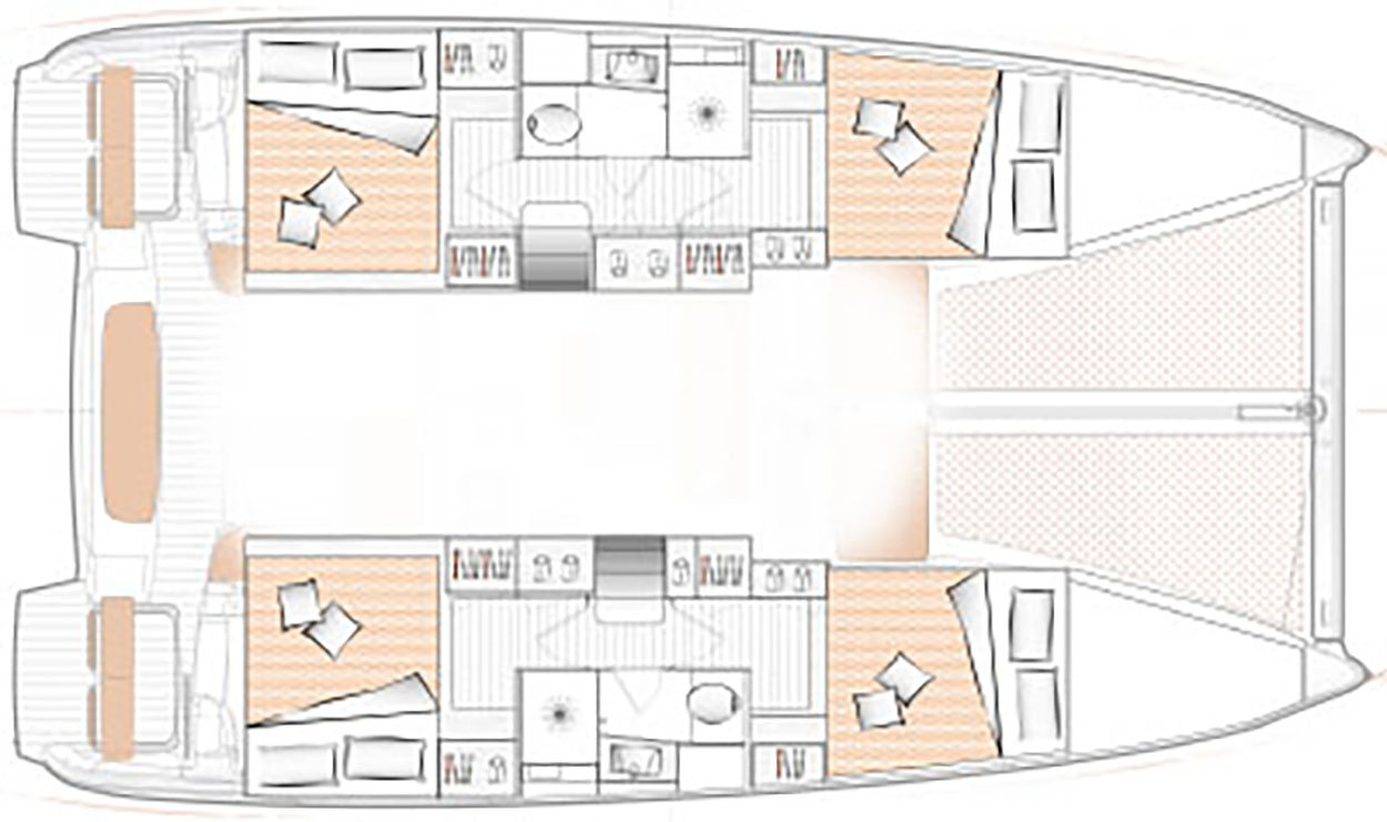 Verhuur Catamaran Excess met vaarbewijs
