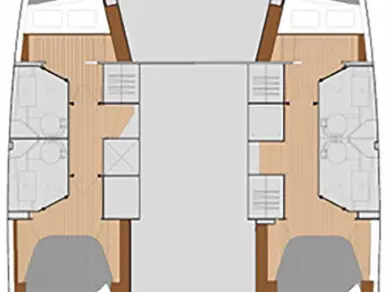 Verhuur Catamaran in Gouviá - Fountaine Pajot Lucia 40