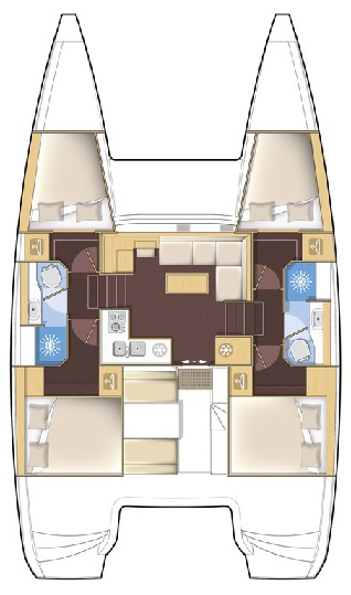 Huur Catamaran met of zonder schipper Lagoon in Fethiye