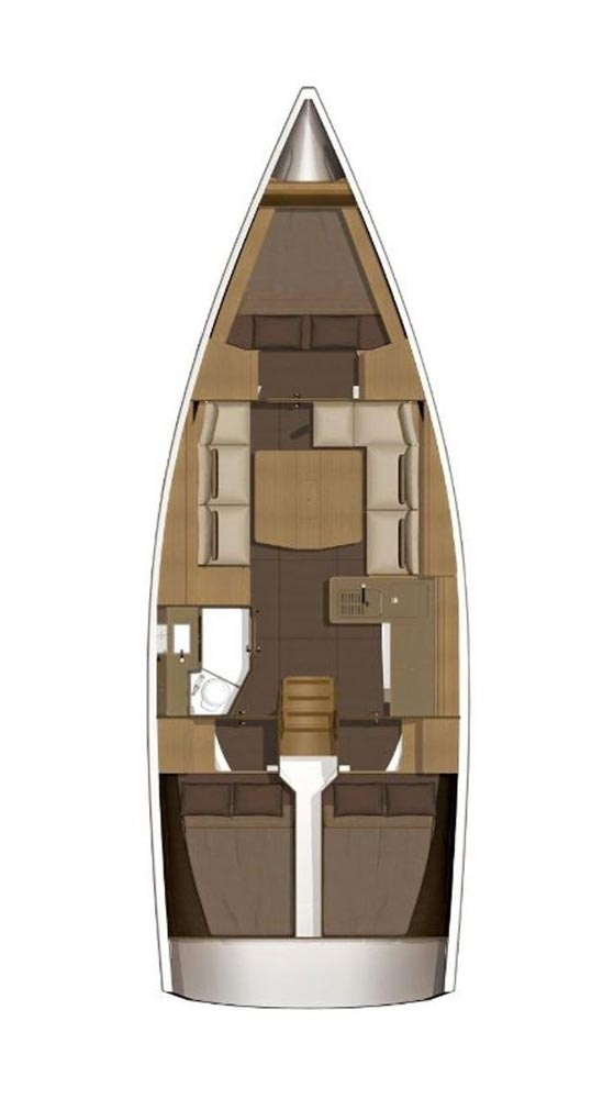 Verhuur Zeilboot in Biograd na Moru - Dufour Dufour 382 Grand Large