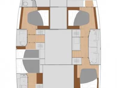 Fountaine Pajot Saona 47 te huur van particulier of professional in Biograd na Moru