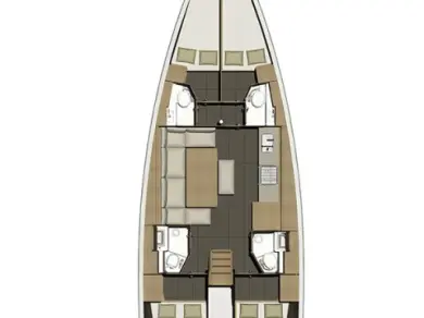 Huur een Dufour Dufour 460 Grand Large in Primošten