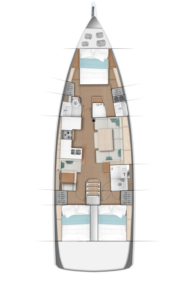 Jachthuur in Primošten - Jeanneau Sun Odyssey 490 via SamBoat