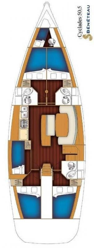 Bénéteau Cyclades 50.5 te huur van particulier of professional in Álimos