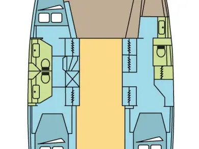 Verhuur Catamaran in Parham Town - Fountaine Pajot Isla 40