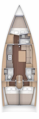 Verhuur Zeilboot Dufour met vaarbewijs
