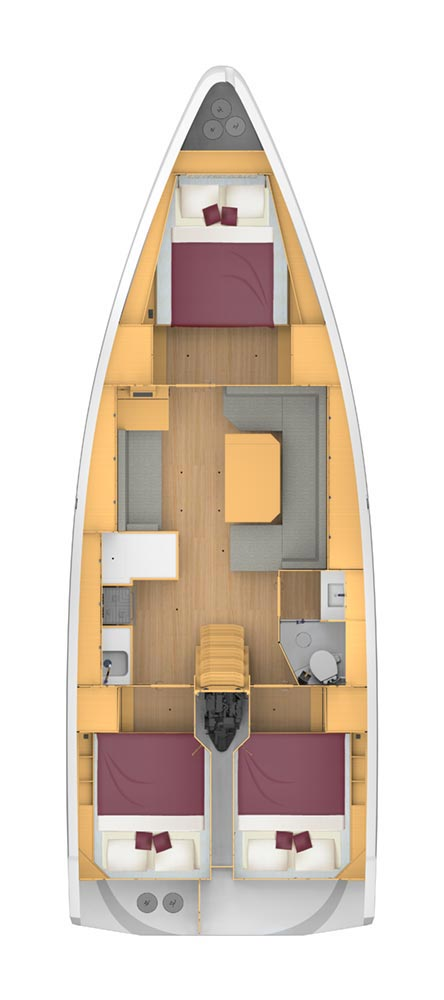 Verhuur Zeilboot in Trogir - Bavaria Bavaria C42