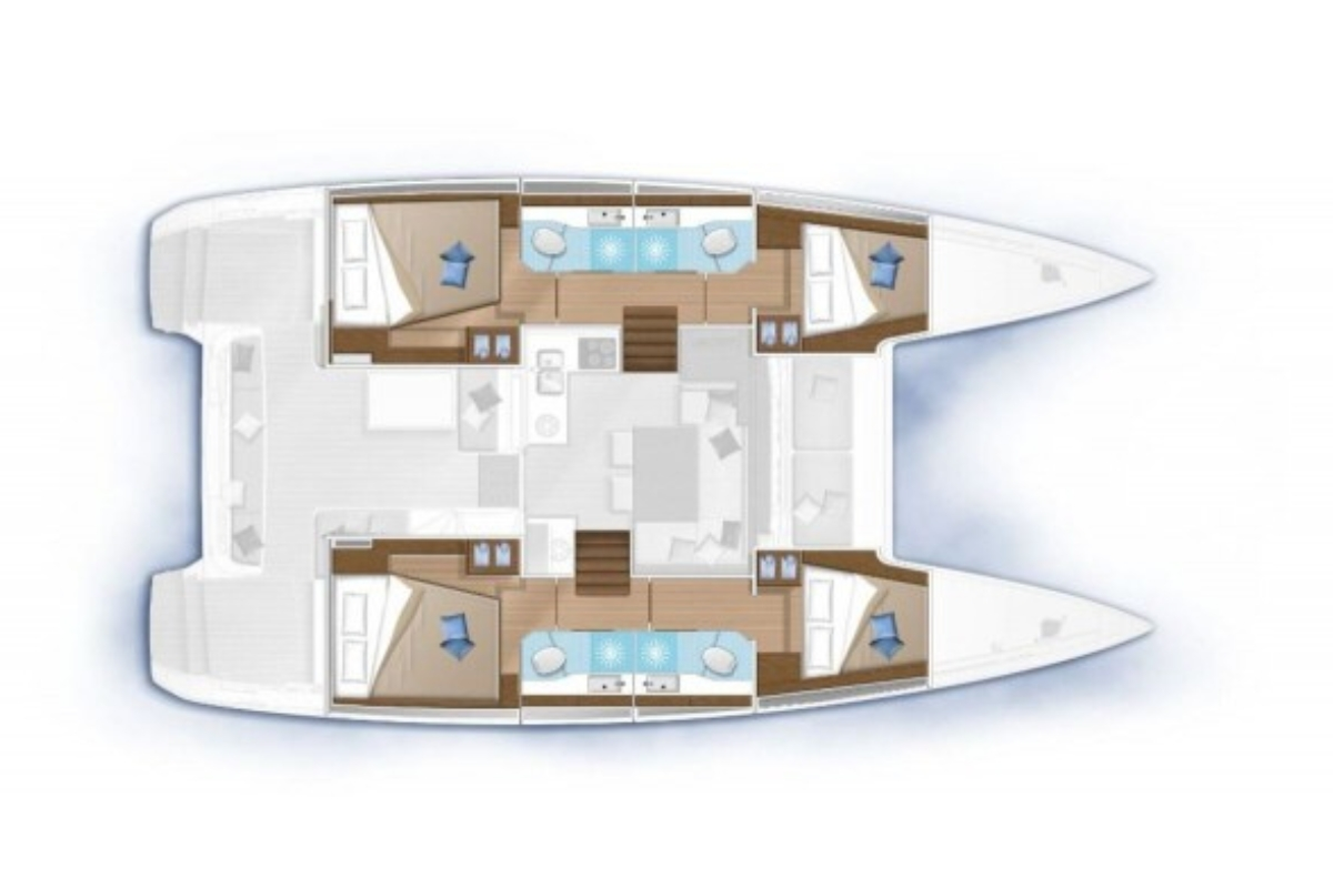 Lagoon Lagoon 40 te huur van particulier of professional in Biograd na Moru