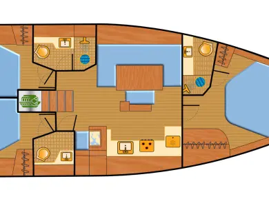 Verhuur Zeilboot in Rogoznica - Hanse Hanse 460