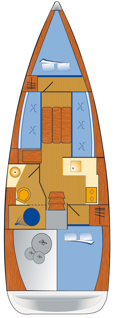 Huur een Jeanneau Sun Odyssey 349 in Punat