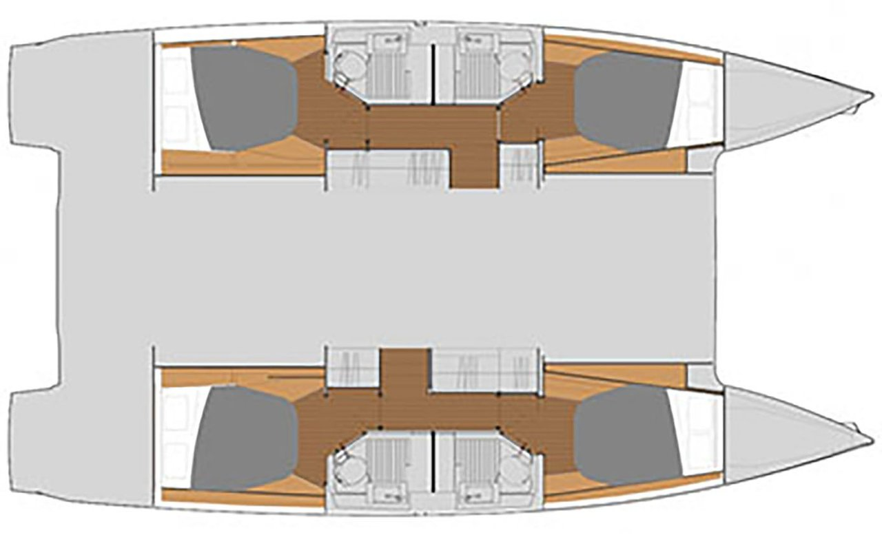 Verhuur Catamaran Fountaine Pajot met vaarbewijs