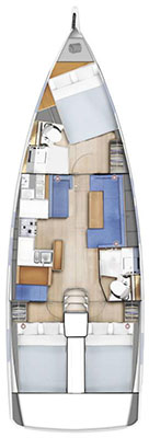 Bootverhuur Jeanneau Sun Odyssey 410 in Bormes-les-Mimosas via SamBoat