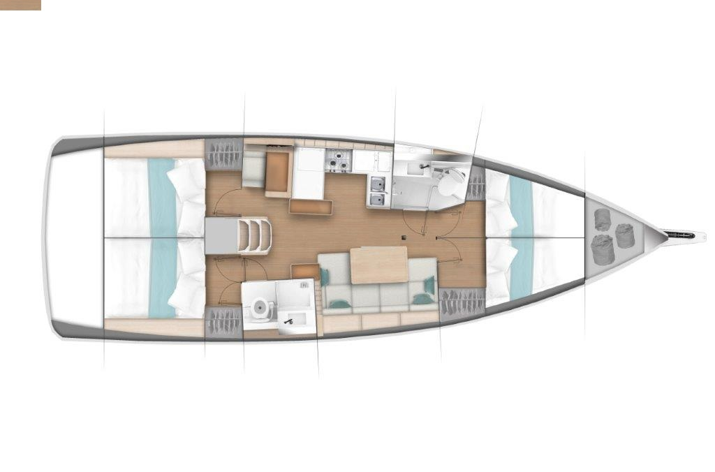 Bootverhuur Jeanneau Sun Odyssey 440 in North Aegean via SamBoat