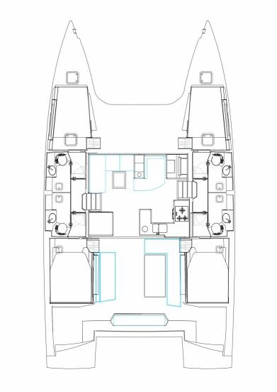 Huur Catamaran met of zonder schipper Nautitech in Road Town