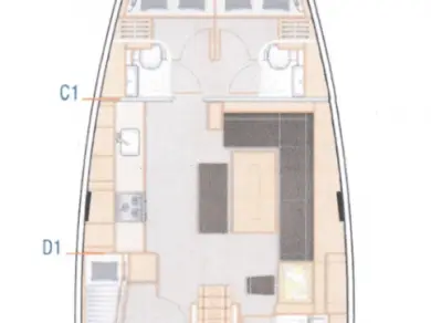 Huur een Hanse Hanse 508 in Pula
