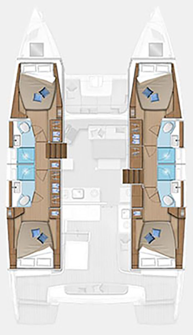 Lagoon Lagoon 46 te huur van particulier of professional in Álimos