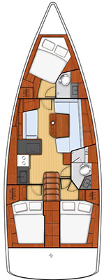 Verhuur Zeilboot in Lefkáda - Bénéteau Oceanis 41.1