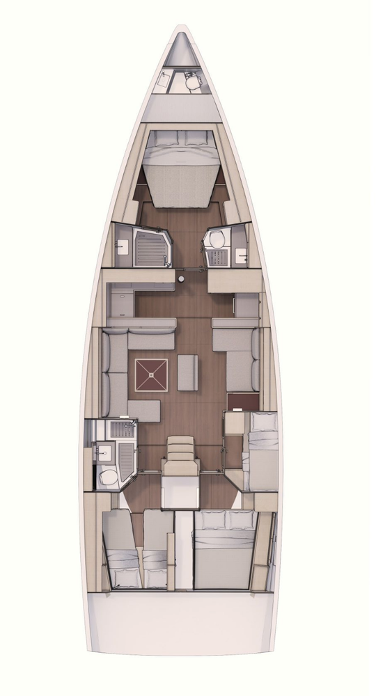 Verhuur Zeilboot in Road Town - Dufour Dufour 530