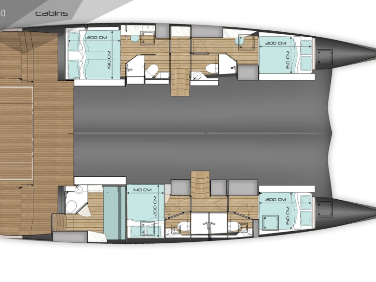 Jachthuur in Olbia - Wave Catamarans Wave 50 - 5 cab. via SamBoat