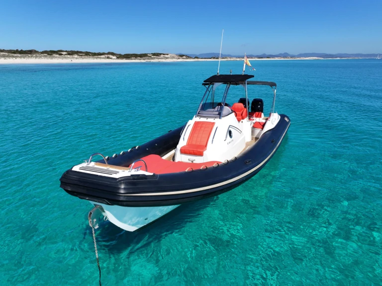 Bootverhuur Marina Botafoch goedkoop Prince 35 Sport Cabin