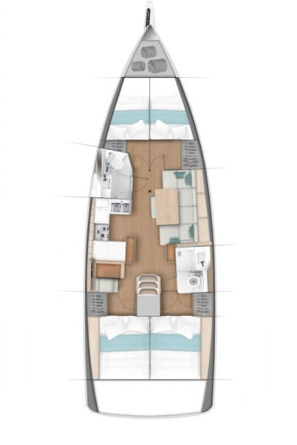 Huur een Jeanneau Sun Odyssey 440 in Kaštela