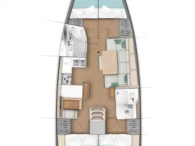 Huur een Jeanneau Sun Odyssey 440 in Kaštela