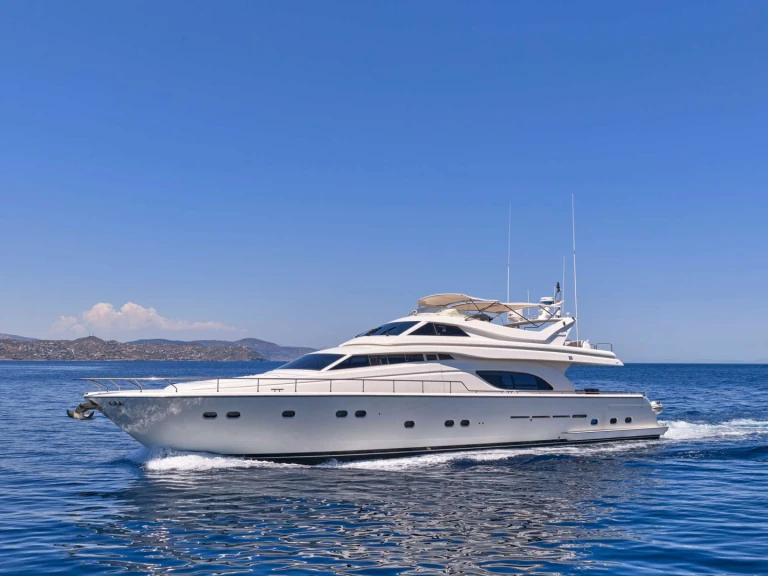 Jachthuur in Lávrio - Ferretti APE&Iota;RON BLUE via SamBoat
