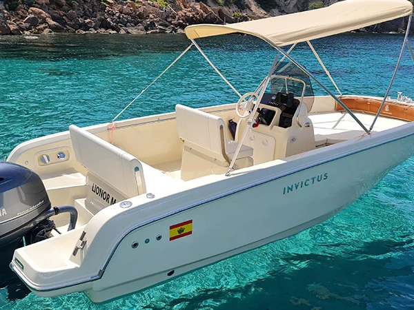 Verhuur Motorboot Invictus  met vaarbewijs