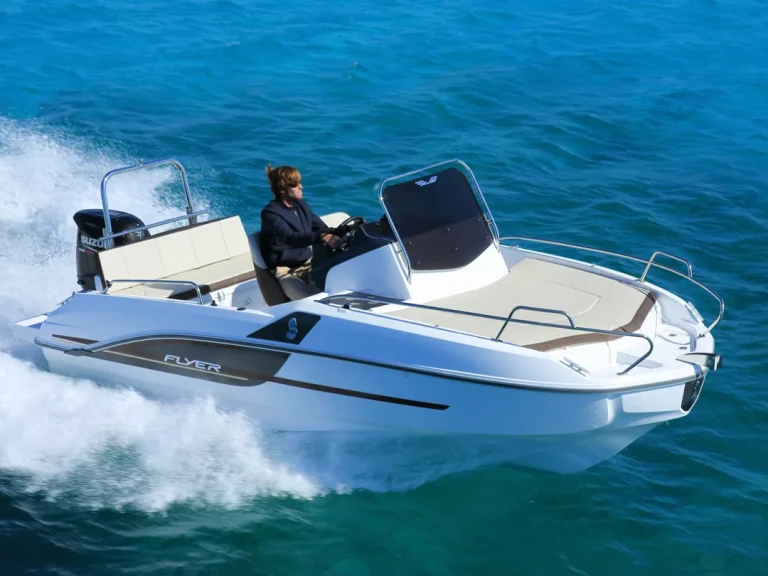 Bénéteau Flyer 5.5 SUNdeck te huur van particulier of professional in Novalja