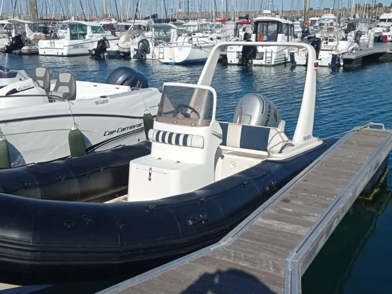 Verhuur RIB Brunswick-Marine met vaarbewijs