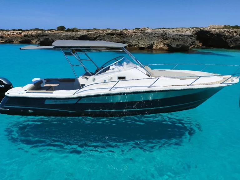 Verhuur Motorboot in Cala en Bosch - Jeanneau Cap Camarat 925 WA