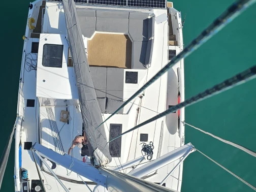 Verhuur Catamaran in Naxos (City) - Fountaine Pajot Elba 45