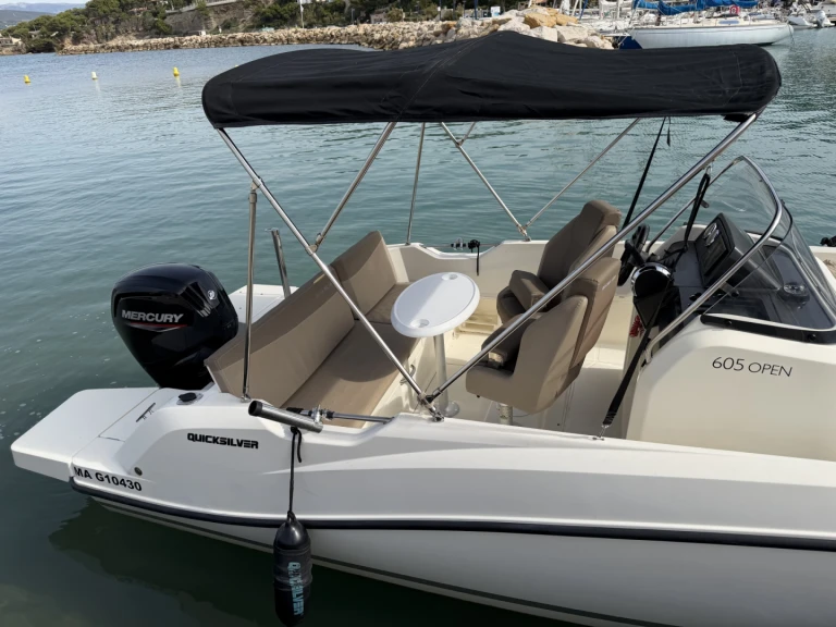 Bootverhuur Quicksilver Activ 605 Open in La Madrague via SamBoat