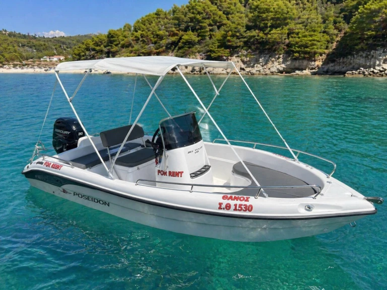 Bootverhuur Skiathos goedkoop Blu Water 170