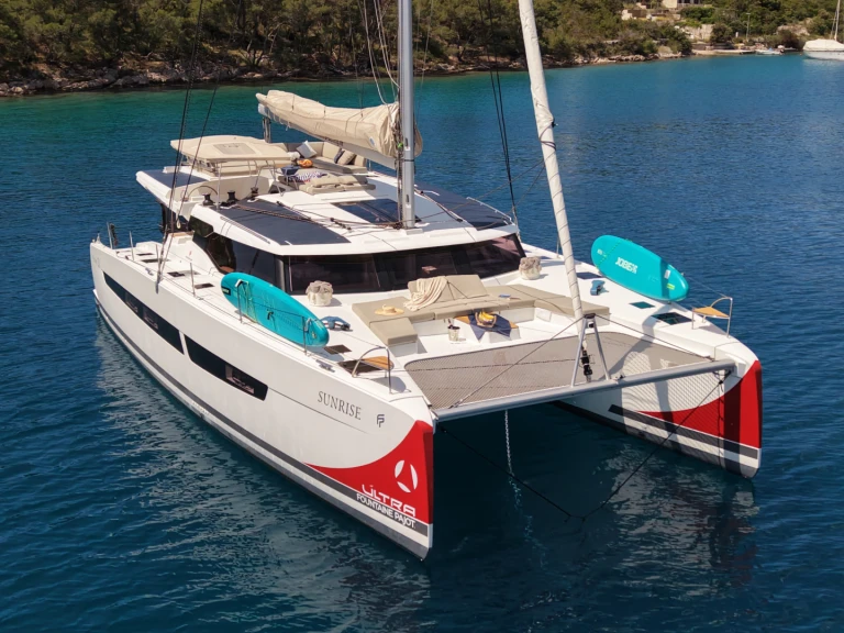 Verhuur Catamaran in Seget Donji - Fountaine Pajot Aura 51