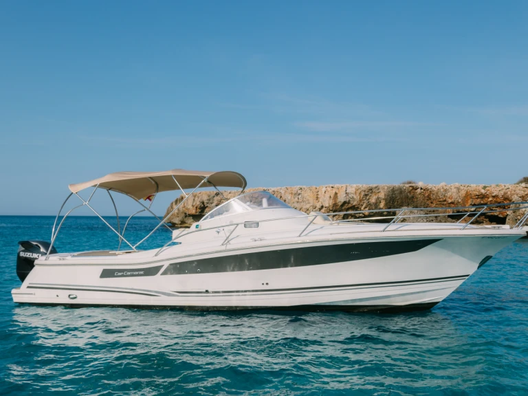 Verhuur Motorboot in Cala en Bosch - Jeanneau Cap Camarat 925 WA