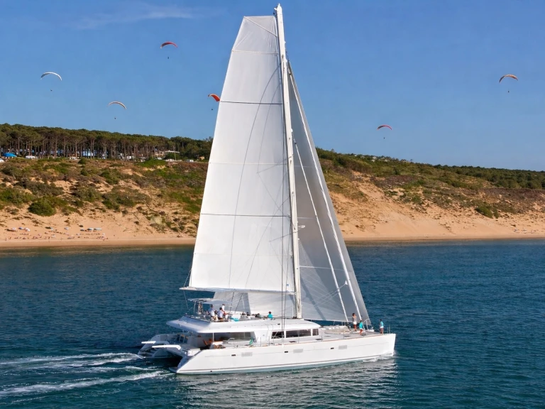 Verhuur Catamaran Lagoon met vaarbewijs